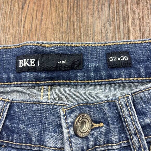 Buckle BKE Jake Jeans Distressed Medium Wash Men’s Size 32 X 30 - Picture 5 of 11